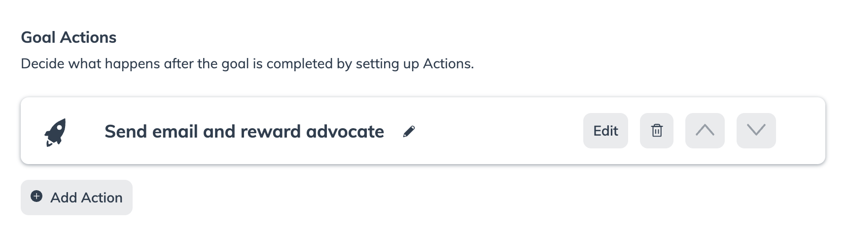 Advocate - Program Rules - Goal Actions